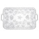 Bandeja de Plástico PS Lux Transparente Reutilizable 47x33cm (1 Uds)