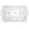 Bandeja de Plástico PS Lux Transparente Reutilizable 47x33cm (1 Uds)