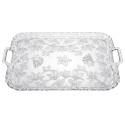 Bandeja de Plástico PS Lux Transparente Reutilizable 47x33cm (1 Uds)