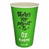 Vasos Biodegradables Cartón Impresos Verdes 330ml Ø8cm (50 Uds)