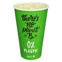 Vasos Biodegradables Cartón Impresos Verdes 330ml Ø8cm (50 Uds)