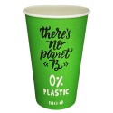 Vasos Biodegradables Cartón Impresos Verdes 330ml Ø8cm (1.000 Uds)