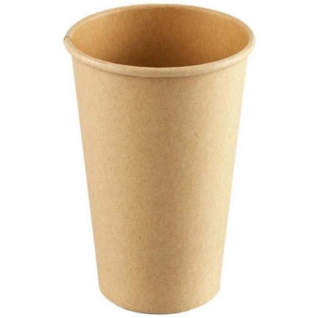 Vasos de Cartón Kraft 16Oz/480ml Ø9cm (1.000 Uds)