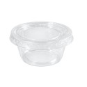 Salseras de Plástico con Tapa 60cc Transparentes