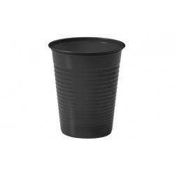Vasos de Plástico PP Negros 200ml (2.304 Uds)