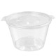 Salseras con Tapa Bisagra Plástico PP Reutilizables 120cc (50 Uds)