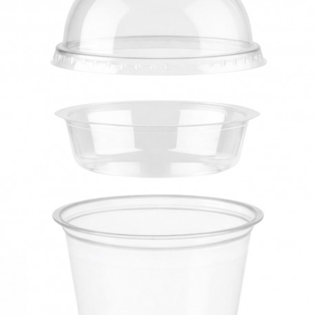 Inserto para vaso PET de Ø9,5cm (100 Uds)