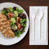  Set de Cubiertos, Tenedor, Cuchara, Cuchillo y Servilleta (500 Uds) 