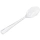 Cucharas Luxe Transparentes Plástico PS 166mm 