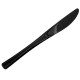 Cuchillos Luxe Negros Plástico PS 20 cm 