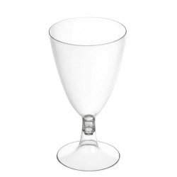 Copas de Plástico Agua / Vino Transparente 170 ml (3 Uds)