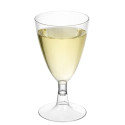 Copas de Plástico Agua / Vino Transparente 170 ml (144 Uds)