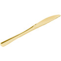 Cuchillos de Plástico Metalizados Dorados 20cm (288 Uds)