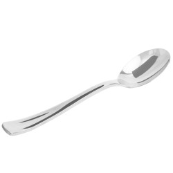 Cucharas de Plástico Metalizadas Premium 17,2cm (1.000 Uds)