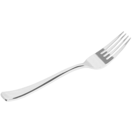 Tenedores de Plástico Metalizados Premium 18,5cm (1.000 Uds)