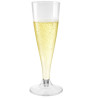 Copas de Cava Flauta de Plástico PS Transparente 140 ml (144 Uds)