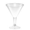 Copas Cocktail de Plástico PS 180ml Transparentes (72 Uds)