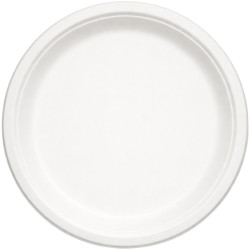 Platos Biodegradables Caña de Azúcar 30cm (250 Uds)