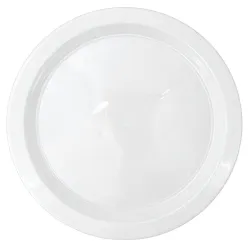 Platos de Plástico PS Llano Plus Blancos 22cm (550 Uds)