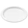 Platos de Plástico PS Llano Plus Blancos 22cm (50 Uds)