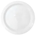 Platos de Plástico PS Llano Plus Blancos 22cm (50 Uds)