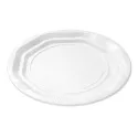 Platos de Plástico PS Llano Plus Blancos 20,5cm (50 Uds)