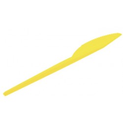 Cuchillos de Plástico Amarillos 16,5cm (540 Uds)