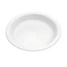 Platos de Plástico PS Postre Plus Blancos 16,5cm (650 Uds)