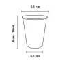 Vasos de Cartón Blanco Café Mini/Degustación 75ml Ø5,1cm (50 Uds)