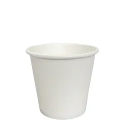 Vasos de Cartón Blanco Café Mini/Degustación 75ml Ø5,1cm (50 Uds)