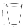Vasos de Plástico PP Transparentes 500ml (50 Uds)