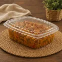 Envases con Tapa Plástico PP "Microondas" 1.000ml (50 Uds)