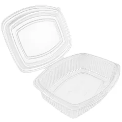 Envases con Tapa Plástico PP "Microondas" 1.500ml (50 Uds)