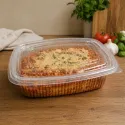 Envases con Tapa Plástico PP "Microondas" 1.500ml (50 Uds)