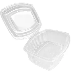 Envases con Tapa Plástico PP "Microondas" 2.000ml (50 Uds)