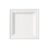 Platos Cuadrados Biodegradables Caña de Azúcar Postre 16x16cm (500 Uds)