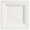 Platos Cuadrados Biodegradables Caña de Azúcar 26cm (50 Uds)