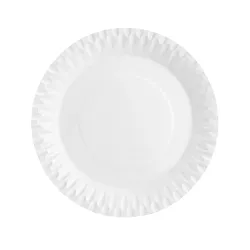 Platos Biodegradables de Cartón Blanco 18cm (500 Uds)