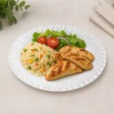 Platos Biodegradables de Cartón Blanco 20cm (50 Uds)