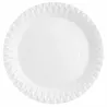 Platos Biodegradables de Cartón Blanco 28cm (25 Uds)