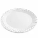 Platos Biodegradables de Cartón Blanco 28cm (25 Uds)