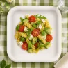 Platos Biodegradables de Cartón Blanco Cuadrados 23cm (500 Uds)