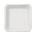 Platos Biodegradables de Cartón Blanco Cuadrados 20cm (500 Uds)