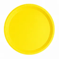 Platos Biodegradables de Cartón Amarillo 20,5cm (520 Uds)