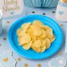 Platos Biodegradables de Cartón Azul 20,5cm (10 Uds)