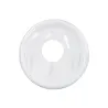 Tapas Cúpula Ø 7,8cm con Agujero para vaso PET (100 Uds)