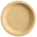 Platos Biodegradables de Cartón Kraft 22cm (50 Uds)