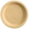 Platos Biodegradables de Cartón Kraft 22cm (50 Uds)