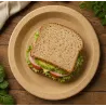 Platos Biodegradables de Cartón Kraft 22cm (50 Uds)