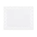 Blondas de Papel Blanco Rectangulares 21x27cm (100 Uds)